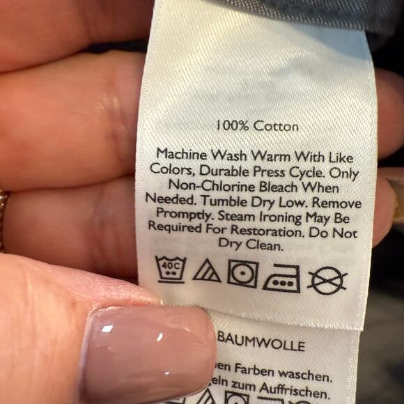 Men's Eddie Bauer Gray Classic Oxford‎ Button Down Size XXL NEW - Picture 5 of 10